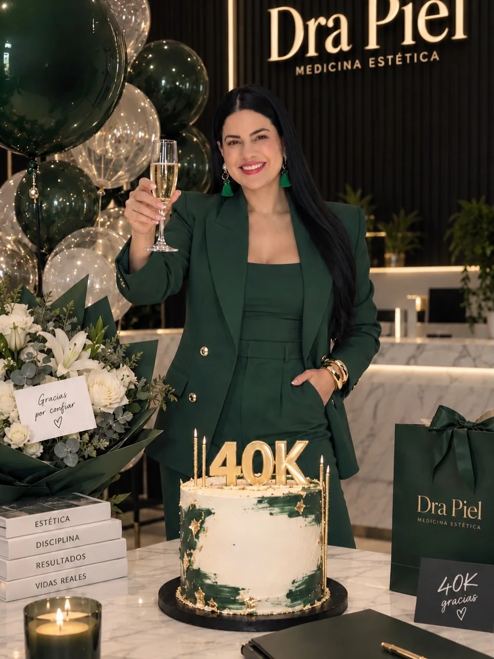 Dra. Leydi G, 40 mil en Instagram